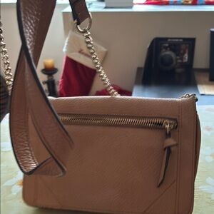 Steve Madden Tan Crossbody Bag with Gold Accents